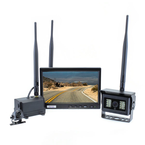 RF Wireless Dual Backup Camera System with Hitch View (RFCAM1200A)