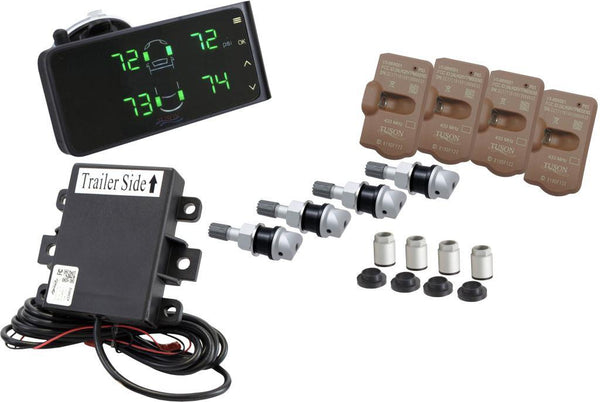 **NEW** Tuson Towable Tire Pressure Monitoring System with Aluminum IVS (TPMS4W-A)