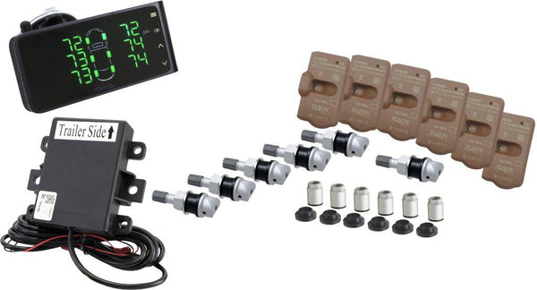 **NEW** Tuson Towable Tire Pressure Monitoring System with Aluminum IVS (TPMS6W-A)